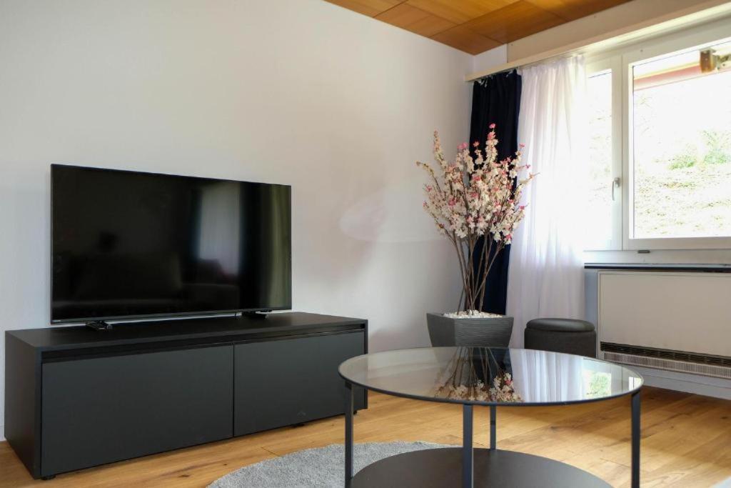 Ferienwohnung Mariposa Spiez Exterior foto