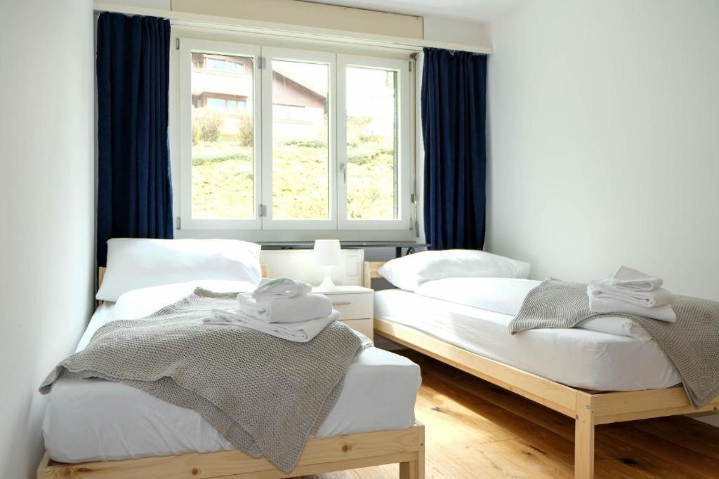 Ferienwohnung Mariposa Spiez Exterior foto