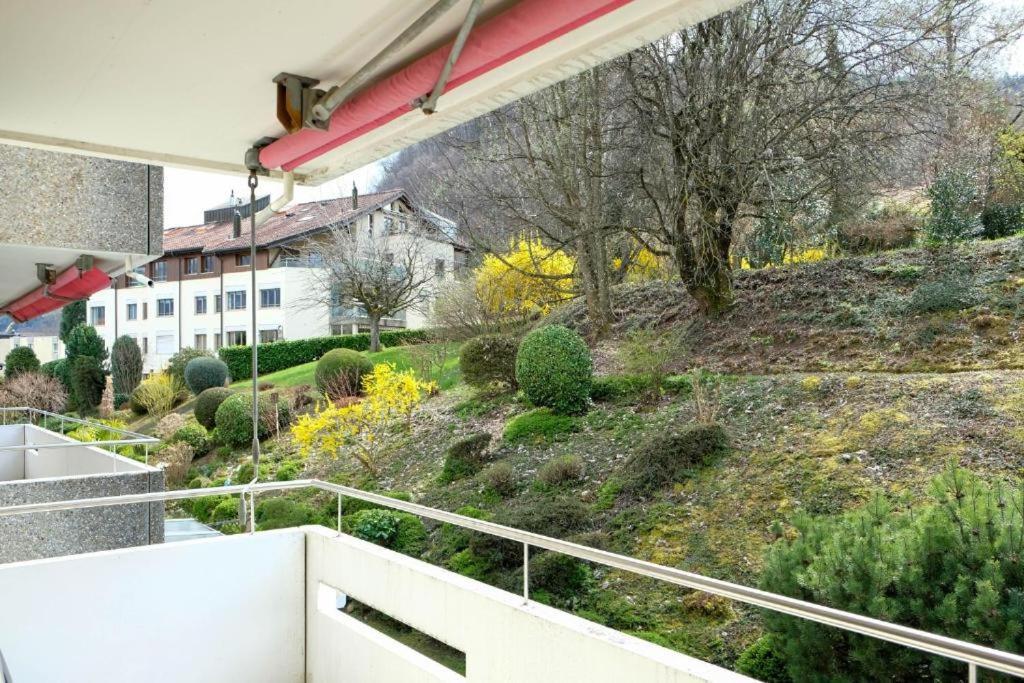 Ferienwohnung Mariposa Spiez Exterior foto